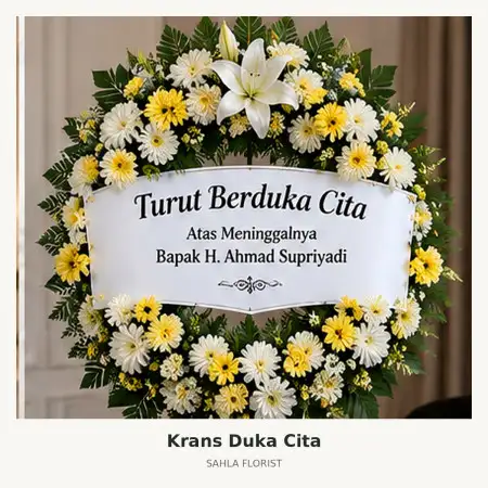 Krans Bunga Duka Sintang